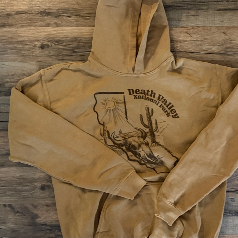 Death Valley National Park Tan Hoodie